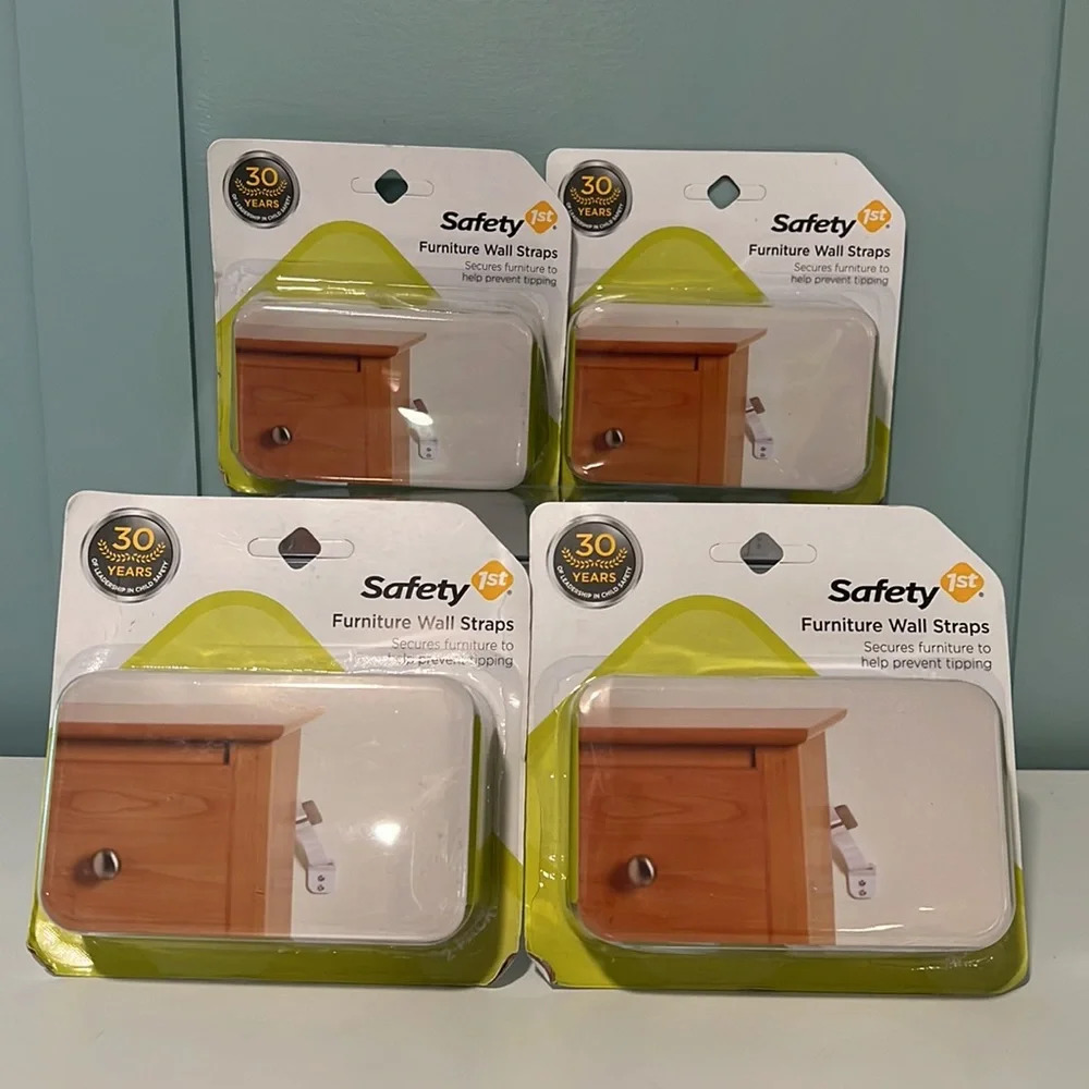 Furniture Wall Straps. Secure Furniture to‎ Prevent Tipping. New in Package.